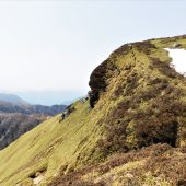 徳島.三嶺.山頂を仰ぐ 