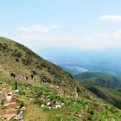 滋賀、伊吹山山頂から 