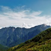長野、大仙丈ケ岳山頂近く 