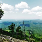 三重、高見山山頂にて 