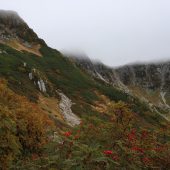 紅葉の千畳敷カール 