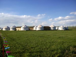 内蒙古自治区・輝謄錫勒草原、庫布齊砂漠の写真　月と太陽のドラマ2-6