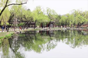 北京、河北省・北京から河北路を内モンゴルへ 奇岩の回廊（承徳近郊） 避暑山庄 普陀宗乗之廟 普楽寺夕景の写真　清朝四大皇帝、康熙帝ゆかりの地を訪ねて3-8