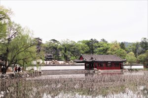 北京、河北省・北京から河北路を内モンゴルへ 奇岩の回廊（承徳近郊） 避暑山庄 普陀宗乗之廟 普楽寺夕景の写真　清朝四大皇帝、康熙帝ゆかりの地を訪ねて3-9