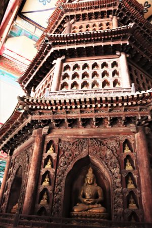 北京、河北省・北京から河北路を内モンゴルへ 奇岩の回廊（承徳近郊） 避暑山庄 普陀宗乗之廟 普楽寺夕景の写真　清朝四大皇帝、康熙帝ゆかりの地を訪ねて4-8