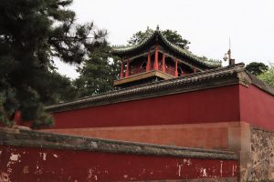 北京、河北省・北京から河北路を内モンゴルへ 奇岩の回廊（承徳近郊） 避暑山庄 普陀宗乗之廟 普楽寺夕景の写真　清朝四大皇帝、康熙帝ゆかりの地を訪ねて5-7