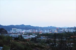 北京、河北省・北京から河北路を内モンゴルへ 奇岩の回廊（承徳近郊） 避暑山庄 普陀宗乗之廟 普楽寺夕景の写真　清朝四大皇帝、康熙帝ゆかりの地を訪ねて5-9