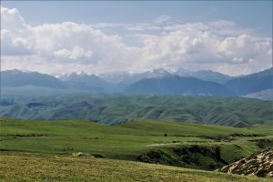 新疆ウィグル自治区・濶克蘇（コクス）大峡谷の写真　天山の峡谷美2-6