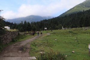 四川省・成都賽窄巷子、塔嶺村、葫芦海への登山道、葫芦海の写真　仙境の村、党嶺から葫芦海に登る3-11