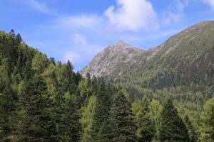 四川省・成都賽窄巷子、塔嶺村、葫芦海への登山道、葫芦海の写真　仙境の村、党嶺から葫芦海に登る5-11