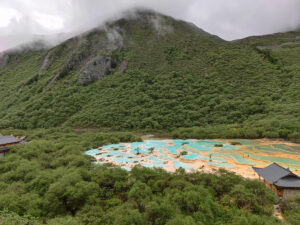 四川省・黄龍溝の写真　仙境の翡翠池2-9