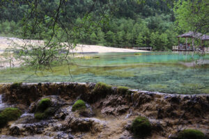 四川省・黄龍溝の写真　仙境の翡翠池3-8