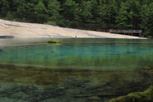 四川省・黄龍溝の写真　仙境の翡翠池3-9