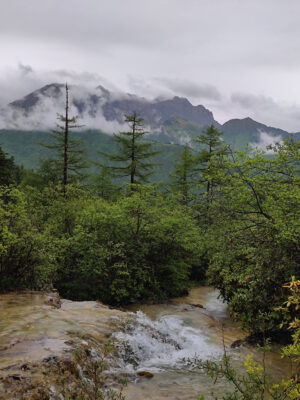 四川省・黄龍溝の写真　仙境の翡翠池4-10