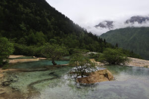 四川省・黄龍溝の写真　仙境の翡翠池4-6