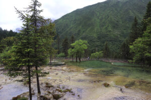 四川省・黄龍溝の写真 仙境の翡翠池5-11