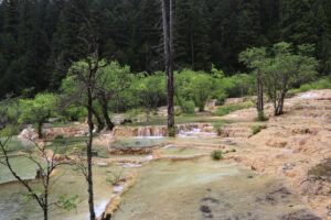 四川省・黄龍溝の写真 仙境の翡翠池5-6