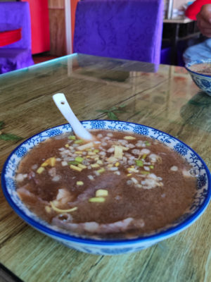 甘粛省・国道345号と黄河の写真　母なる黄河を渡り国道345号を行く7-11