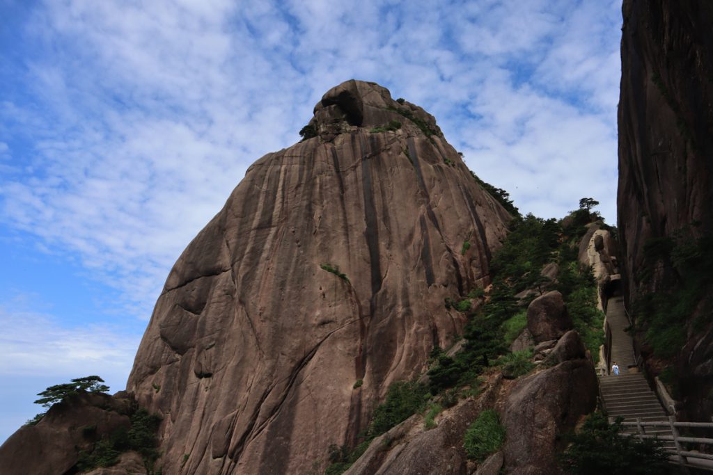 安徽省・黄山の写真 “天井図画”の奇岩の地6-1