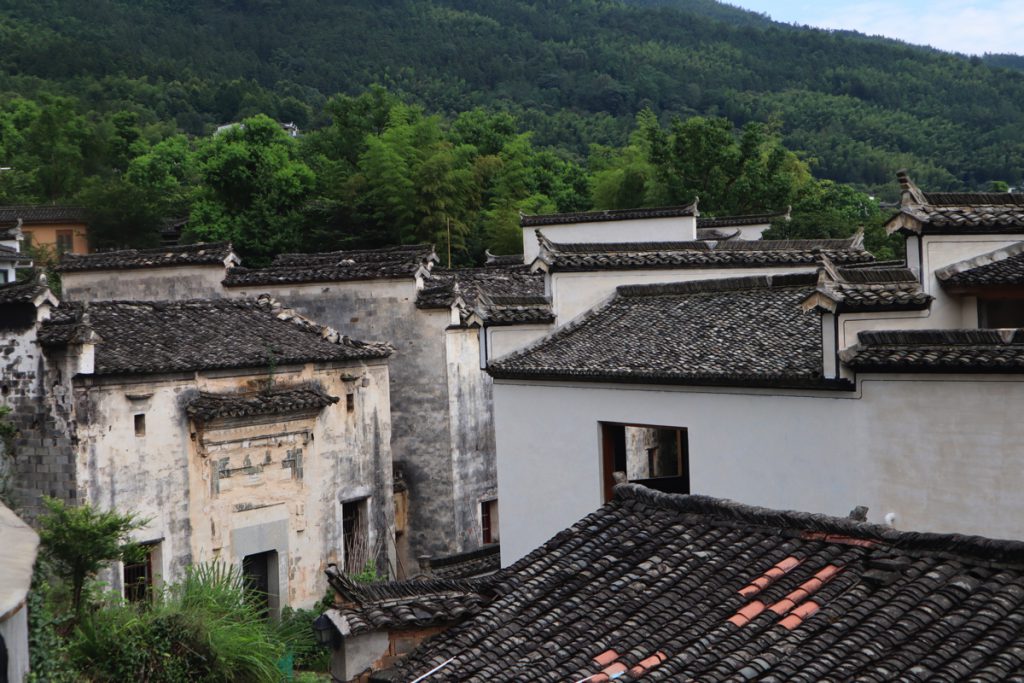 安徽省・黄山の写真 “天井図画”の奇岩の地7-4