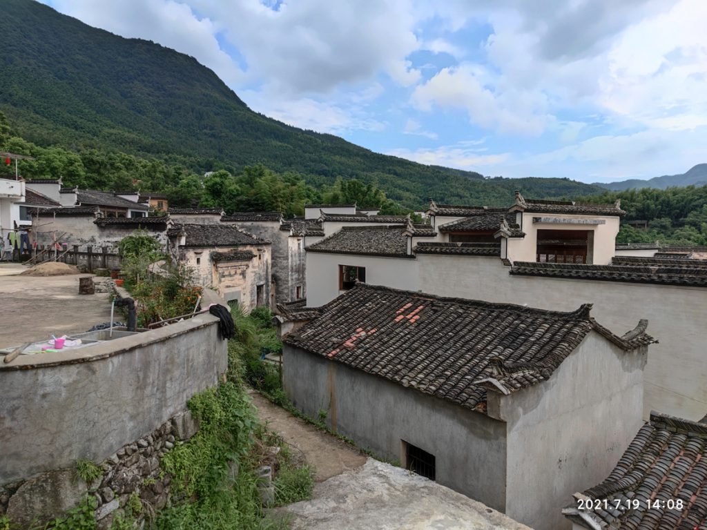 安徽省・黄山の写真 “天井図画”の奇岩の地7-5