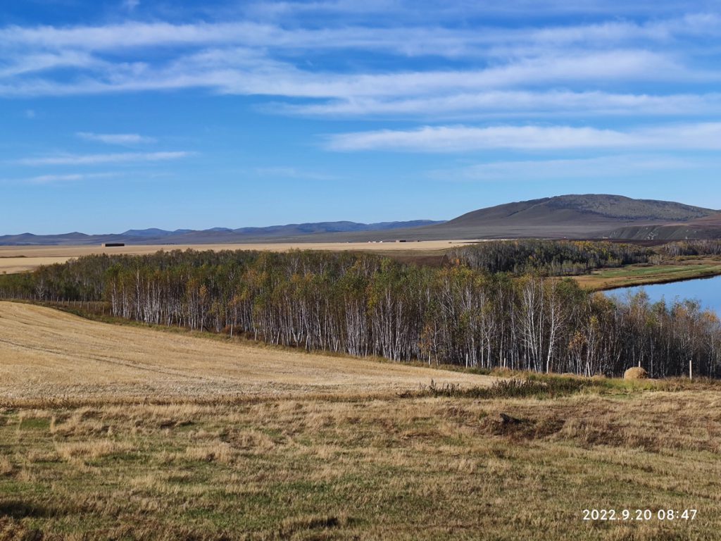 内蒙古自治区・室韋と黒山頭（904県道）の写真　室韋からロシア国境を黒山頭へ2-1