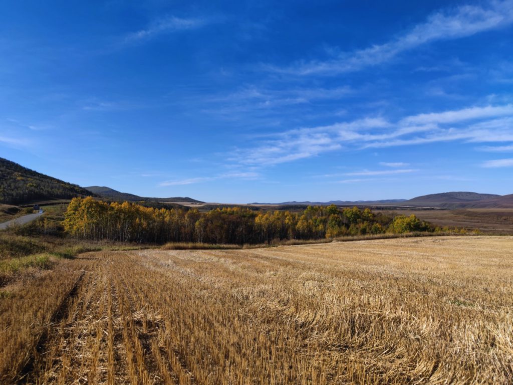 内蒙古自治区・室韋と黒山頭（904県道）の写真　室韋からロシア国境を黒山頭へ2-3