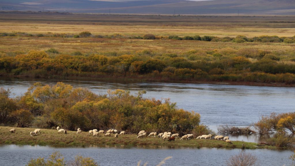 内蒙古自治区・室韋と黒山頭（904県道）の写真　室韋からロシア国境を黒山頭へ3-1