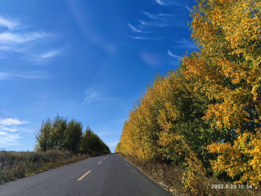 内蒙古自治区・室韋と黒山頭（904県道）の写真　室韋からロシア国境を黒山頭へ4-1