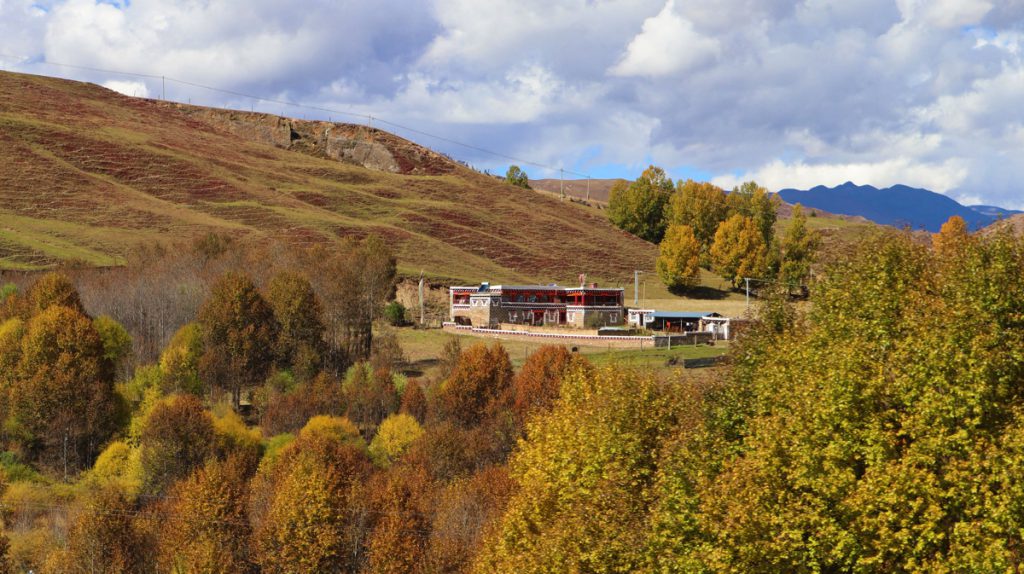 四川省・八美高原の写真　八美の紅葉に魅せられて2-2