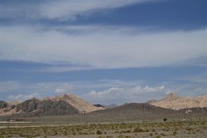 新疆ウィグル自治区・塔里木（タリム）盆地の写真　胡楊林を染めるタリムの夕陽4-11