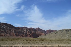 新疆ウィグル自治区・の写真　炎熱の谷から緑の天山へ6-7