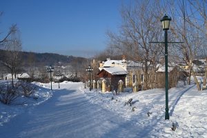 黒竜江省・牡丹江横道河子の写真　冬の恋情その2-7