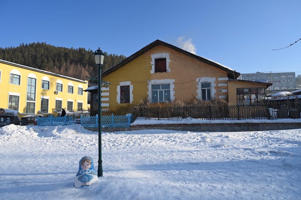 黒竜江省・牡丹江横道河子の写真　冬の恋情その2-2-3