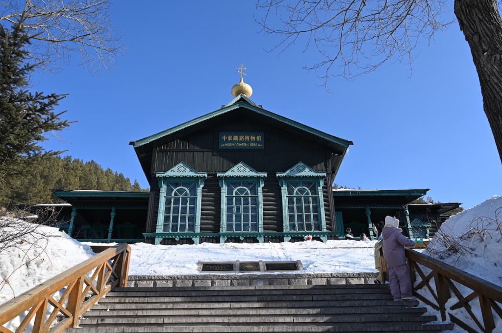 黒竜江省・牡丹江横道河子の写真 冬の恋情その2-3-3