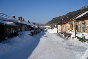 黒竜江省・牡丹江横道河子の写真 冬の恋情その2-3-7