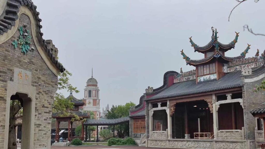 香港・マカオ・広東省・の写真　珠江デルタと赤坎（チーカン）鎮5-1