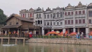 香港・マカオ・広東省・の写真　珠江デルタと赤坎（チーカン）鎮6-8