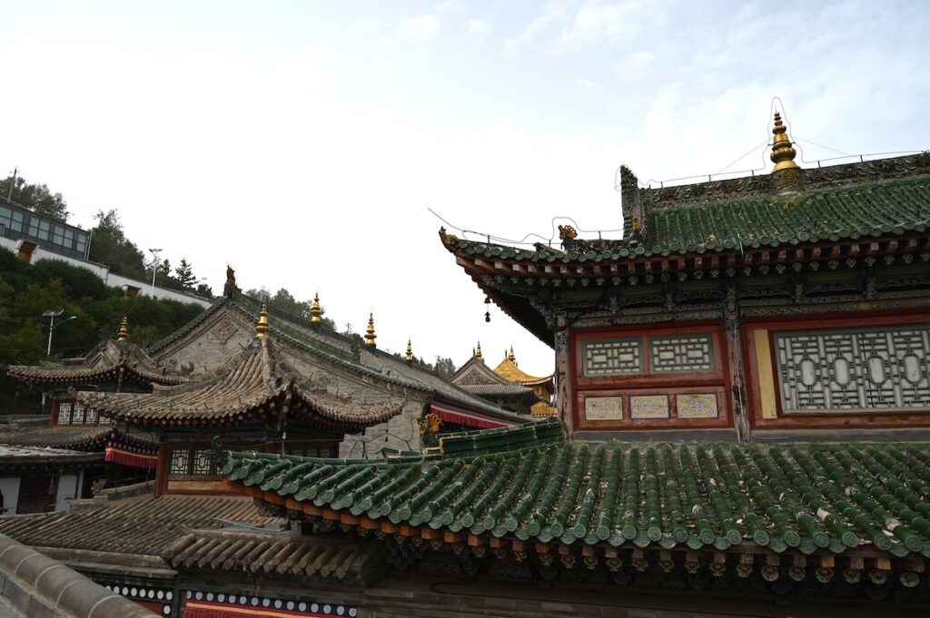 青海省・の写真　青海省の明代古城と寺3-1