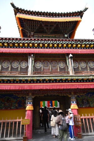 青海省・の写真　青海省の明代古城と寺3-11