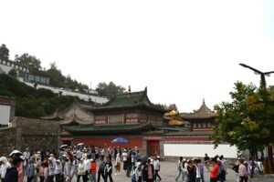 青海省・の写真　青海省の明代古城と寺4-7