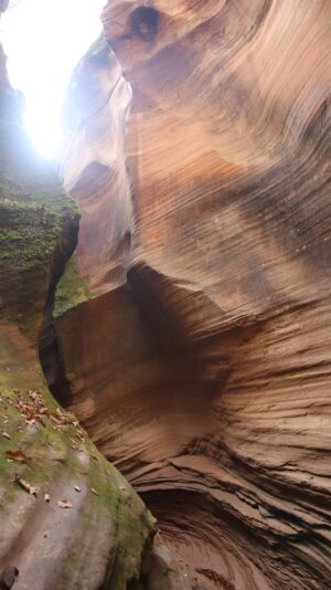 陝西省・の写真　岩と光の夢の回廊3-6