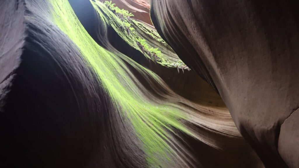 陝西省・の写真　岩と光の夢の回廊4-4