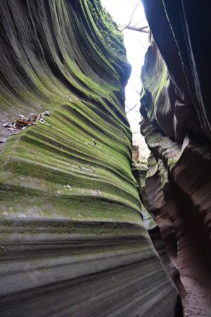 陝西省・の写真　岩と光の夢の回廊4-8