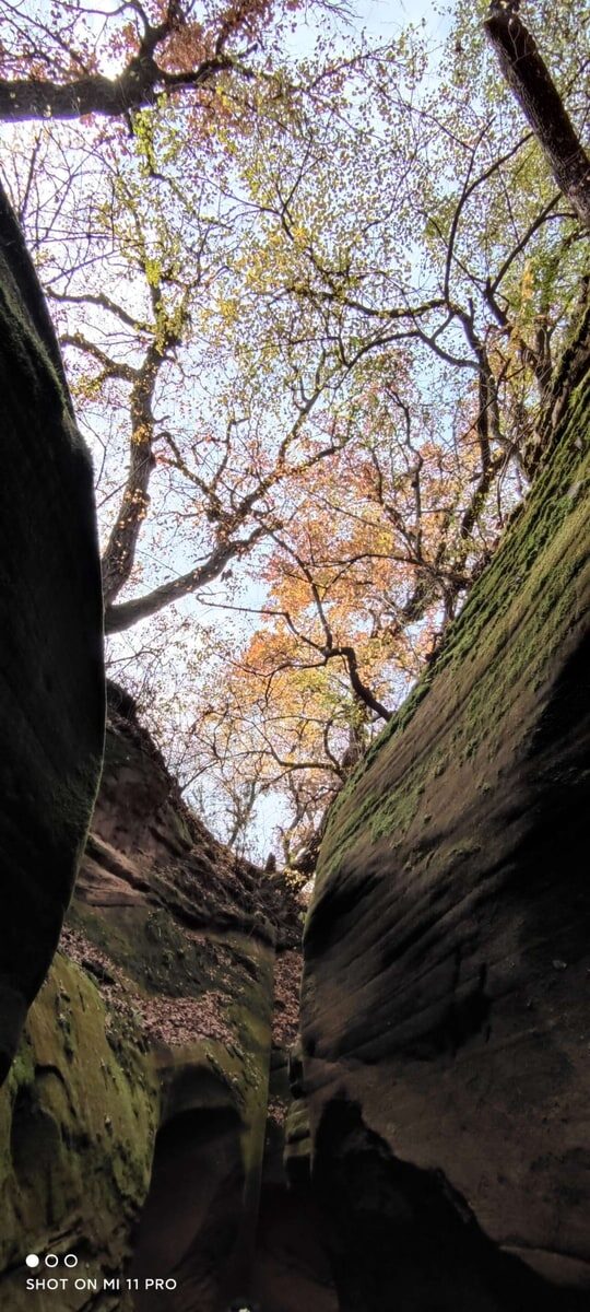 陝西省・の写真　岩と光の夢の回廊6-2