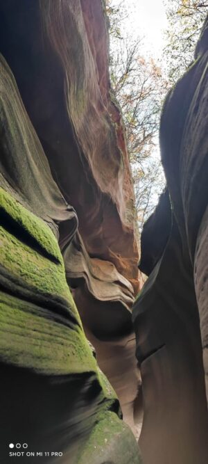 陝西省・の写真　岩と光の夢の回廊6-6