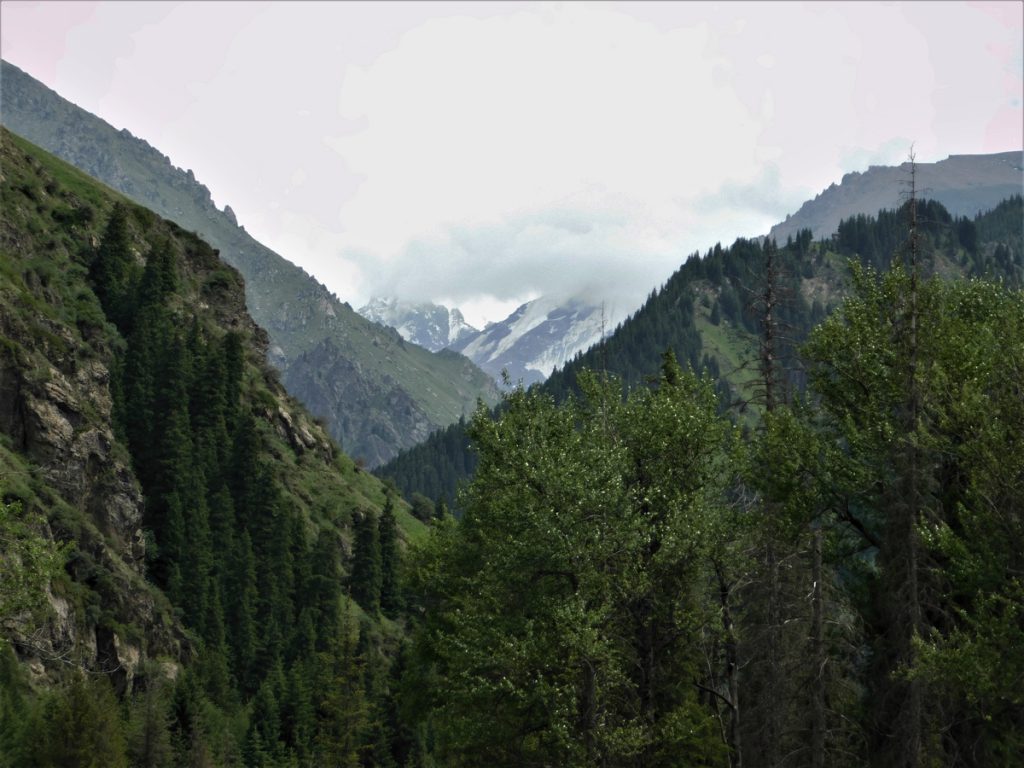 新疆ウィグル自治区・天山天池／南山牧場／奎屯河大峡谷の写真　天山の山懐に抱かれて-2