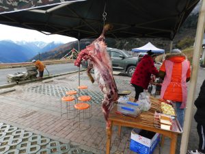 四川省・八美から丹巴路へ 雅拉雪山を望む 紅葉の丹巴路１ 紅葉の丹巴路２ 四姑娘山の秋の写真　錦秋の丹巴路を行く5-11