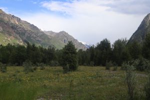 新疆ウィグル自治区・夏塔古道の写真　シルクロードの古道を歩く2-8