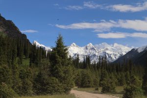 新疆ウィグル自治区・夏塔古道の写真　シルクロードの古道を歩く3-10